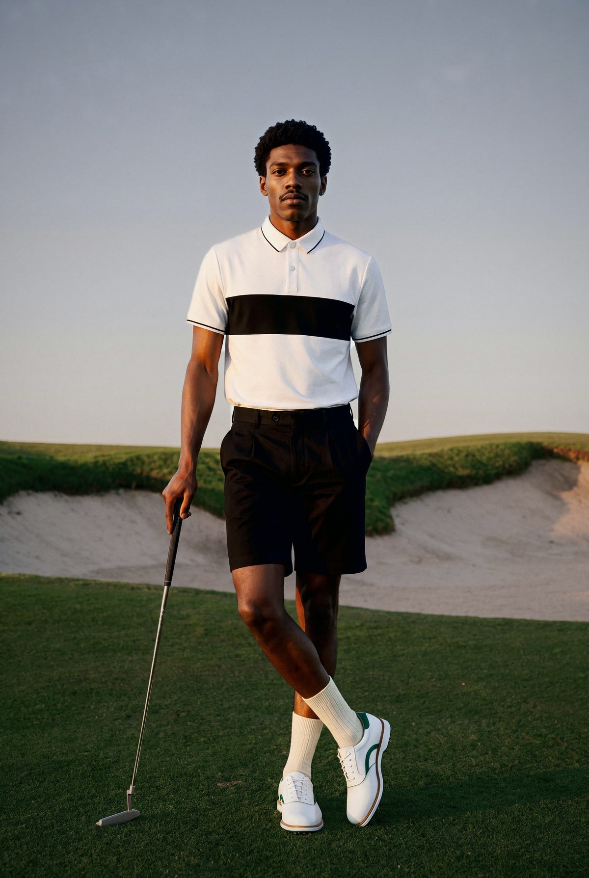 WLAM Color-Block Polo – 01W227