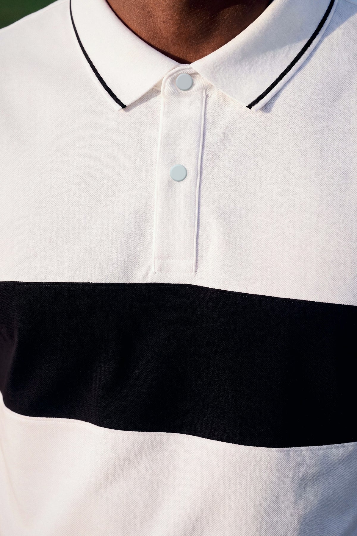 WLAM Color-Block Polo – 01W227