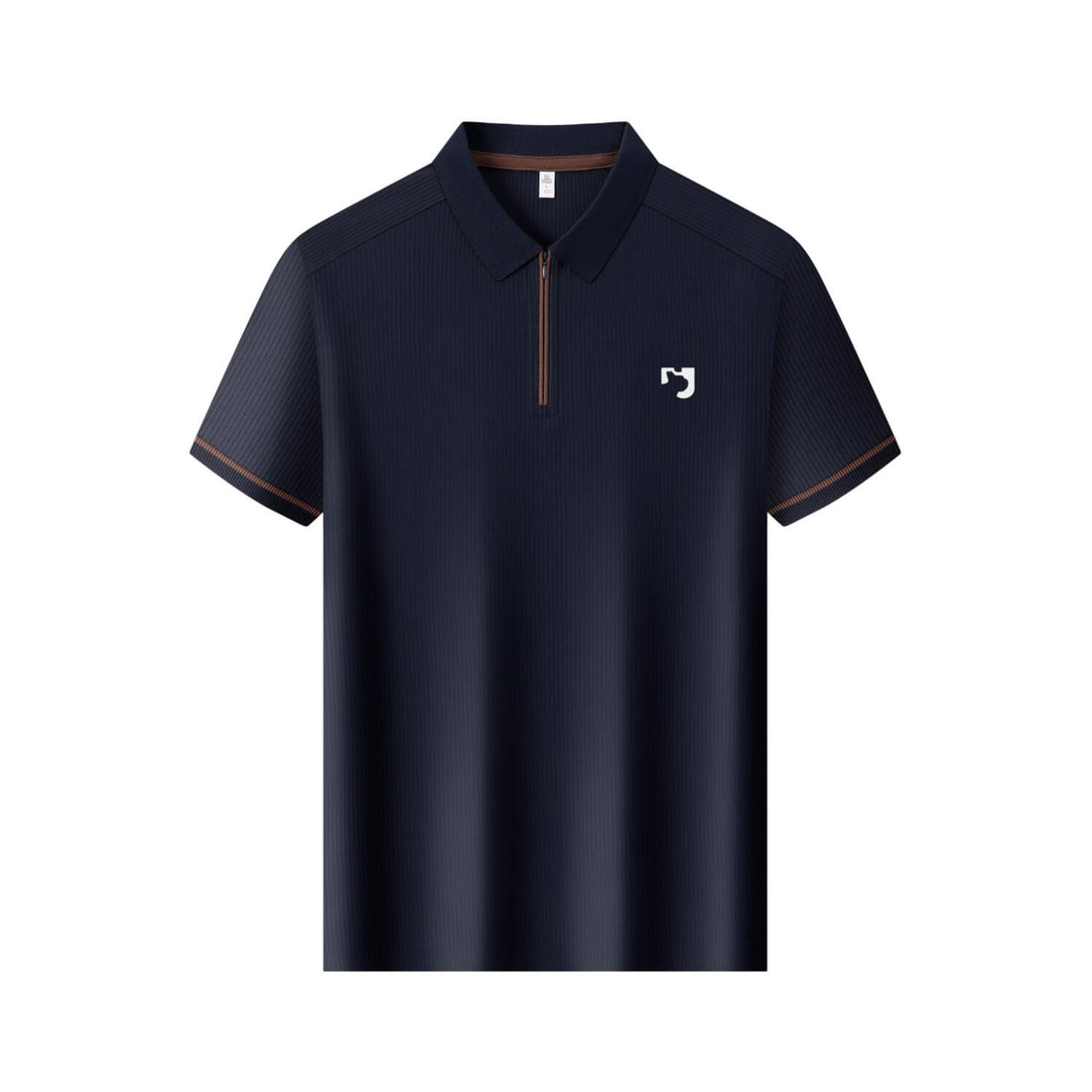 Áo polo WLAM 01W228 màu xanh navy – mặt trước