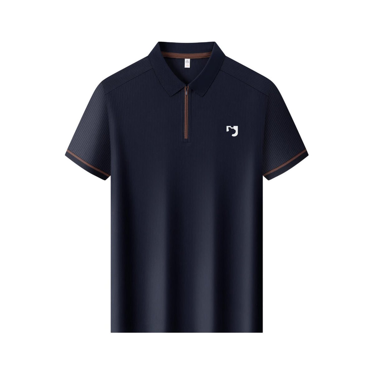 Áo polo WLAM 01W228 màu xanh navy – mặt trước