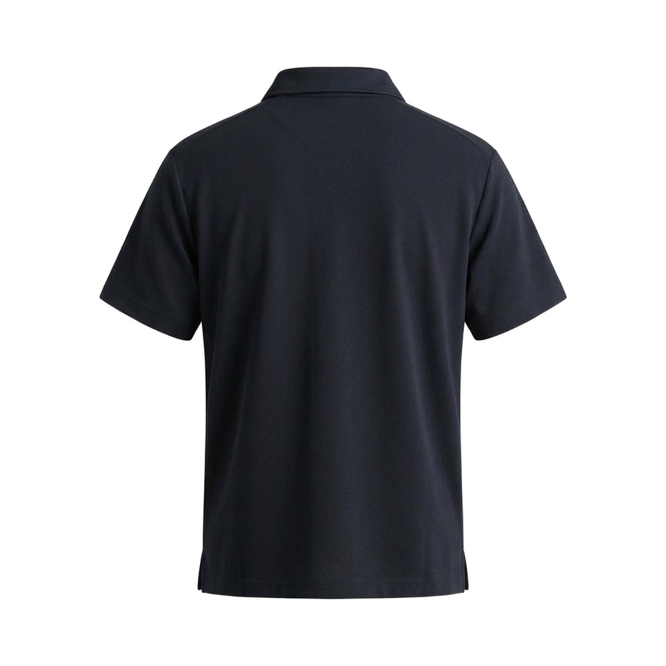Áo Polo Trơn WLAM – 02W230 – Đen – mặt sau